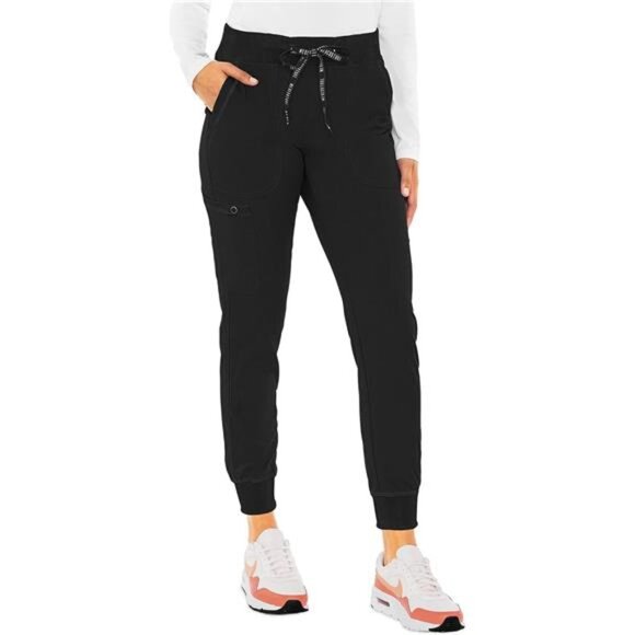 Scrub Pants For Women Cargo Jogger Bottoms with 5 Pockets, - Picture 1 of 7